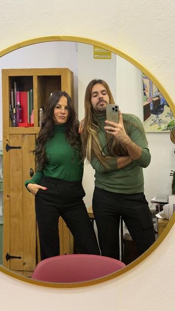 Resultado de extensiones de queratina doble punta para dar volumen y largo